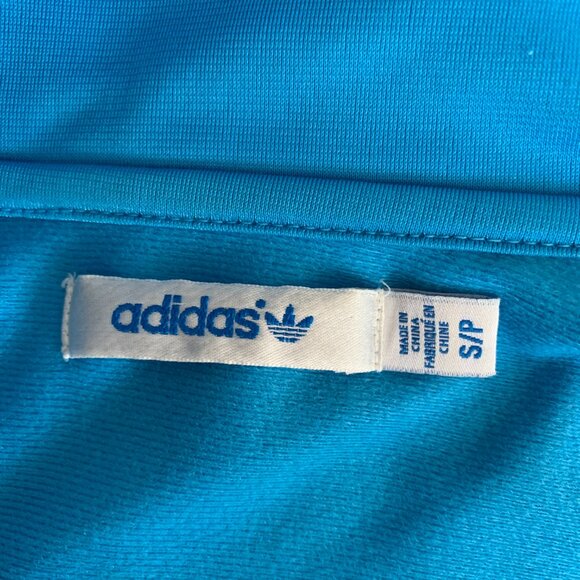 Adidas Classics Originals Firebird Retro Blue Neon Track Jacket Activewear Top - Picture 6 of 12